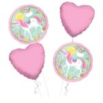 Unicorn Happy Birthday Balloon Bouquet 4pc – Viva Party