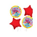 Wonder Women Happy Birthday Balloon Bouquet 4pc – Viva Party