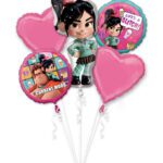 Wreck it Ralph 2 Foil Bouquet of Balloons 5pcs – Viva Party