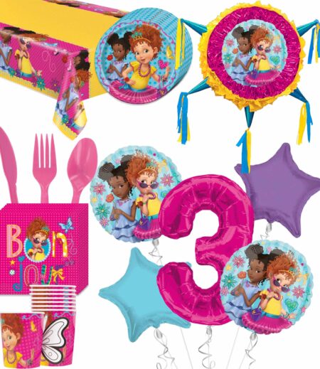 Fancy Nancy Deluxe Birthday Party Package for 8 Guests – Viva Party