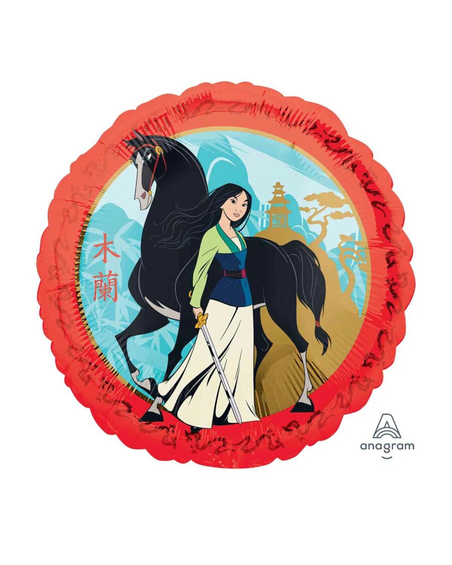 Mulan 18 Inch Foil Balloon - Image 1