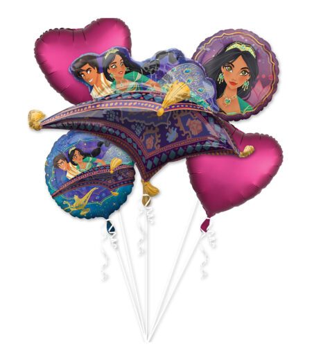 Aladdin Foil Bouquet of Balloons - 5pcs – Viva Party