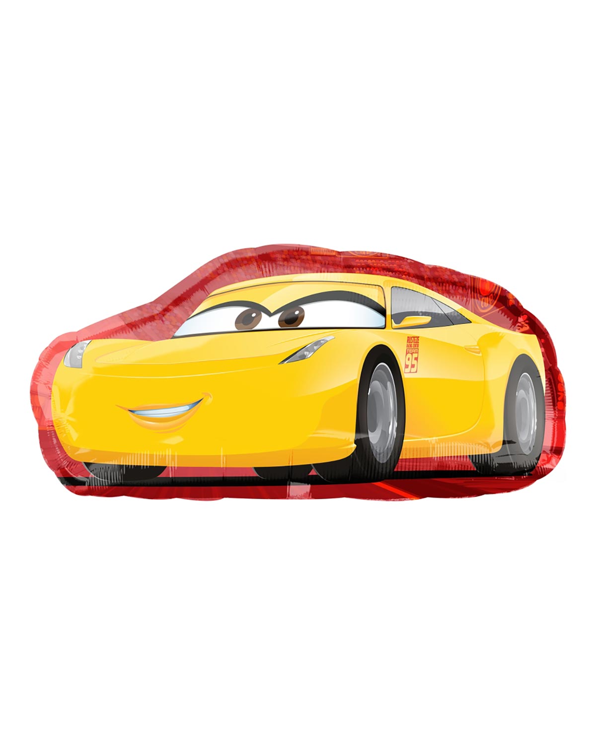 B010-XB-1.jpg Cars 3 Cruz/Jackson SuperShape Foil Balloons, 35 Inch - Image 1