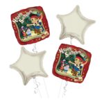 Pirates Happy Birthday Balloon Bouquet 4pc – Viva Party
