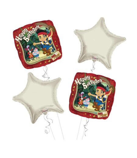 Pirates Happy Birthday Balloon Bouquet 4pc – Viva Party