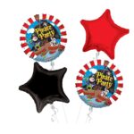 Pirates Happy Birthday Balloon Bouquet 4pc – Viva Party