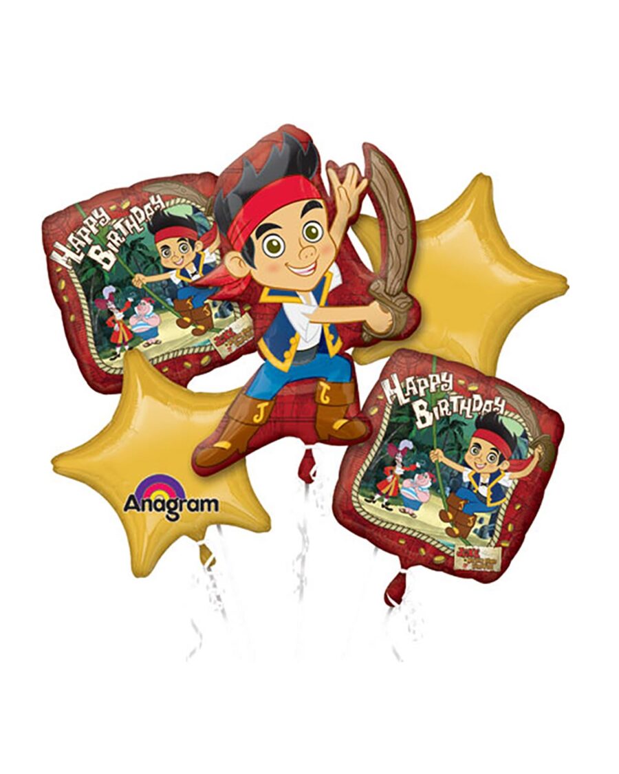 Jake And The Never Land Pirates

Foil Bouquet of Balloons - 5pc - Image 1