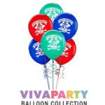 Pirate Party Printed Latex Balloons12 Inch Pack of 6 – Viva Party