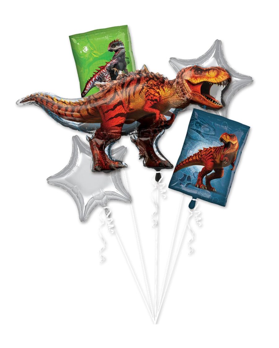 Jurassic World

Foil Balloons Bouquet - 5pc - Image 1