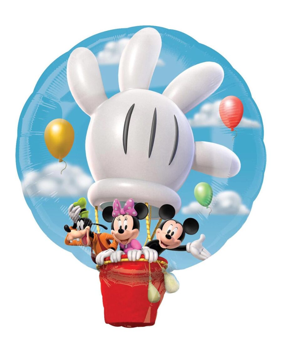 Mickey Mouse & Friends Hot Air SuperShape Foil Balloons, 23 x 28 Inch - Image 1