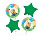 Minions Happy Birthday Balloon Bouquet 4pc – Viva Party