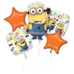 Despicable Me Foil Bouquetof Balloons - 5pcs – Viva Party