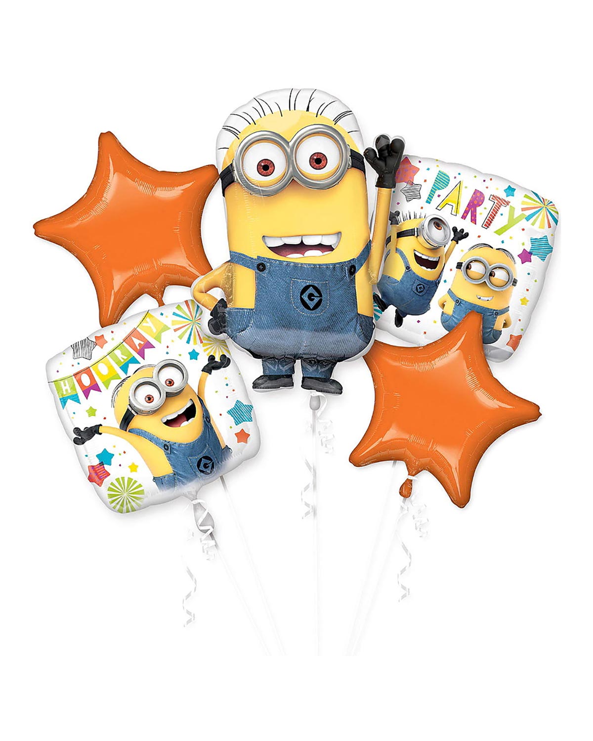 B023-YA.jpg Despicable Me Foil Bouquet
of Balloons - 5pcs - Image 1