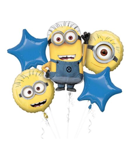Minions Foil Bouquetof Balloons - 5pcs – Viva Party
