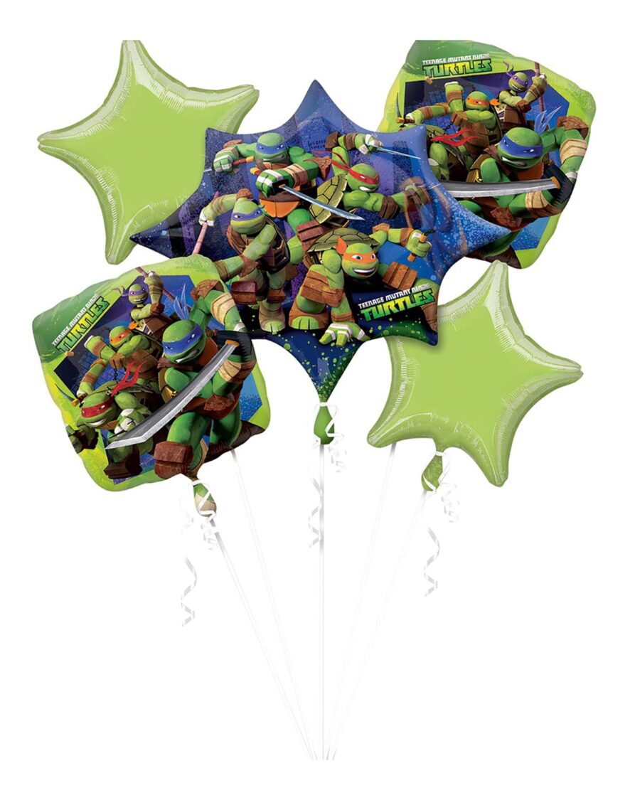 Ninja Turtle

Foil Bouquet of Balloons - 5pcs - Image 1