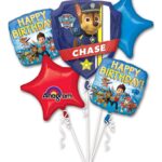 Paw Petrol BirthdayFoil Bouquet of Balloons - 5pcs – Viva Party