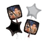 Star Wars Happy Birthday Balloon Bouquet 4pc – Viva Party