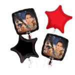 Star Wars Happy Birthday Balloon Bouquet 4pc – Viva Party