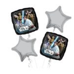 Star Wars Happy Birthday Balloon Bouquet 4pc – Viva Party