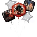 Star Wars Foil Bouquet of Balloons - 5pcs The Force – Viva Party