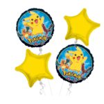 Pokemon Happy Birthday Balloon Bouquet 4pc – Viva Party
