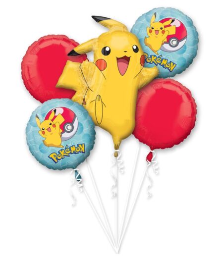 Pokemon Foil Bouquet of Balloons - 5pcs – Viva Party