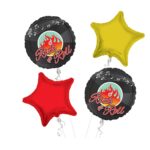 Rock N Roll Happy Birthday Balloon Bouquet 4pc – Viva Party