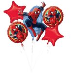 Spider-Man Foil Bouquet of Balloons - 5pcs – Viva Party