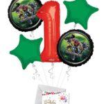 Transformers, Happy Birthday Balloon Bouquet (5 Balloons) – Viva Party