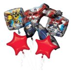 Transformers Optimus Prime Foil Bouquet of Balloons - 5pcs – Viva Party
