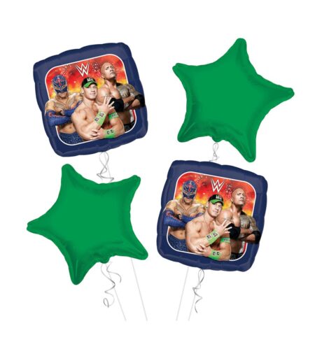 WWE Happy Birthday Balloon Bouquet 4pc – Viva Party