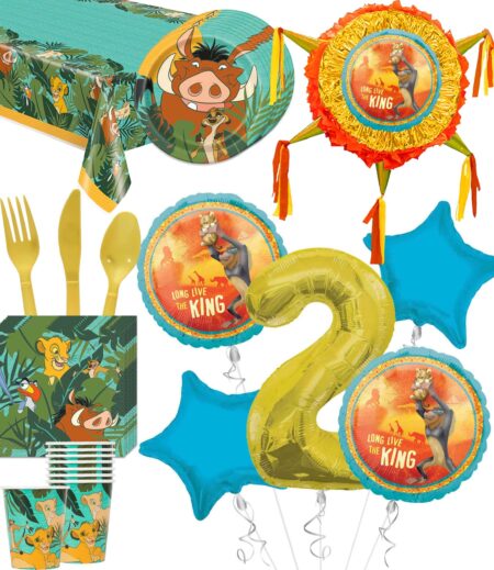 The Lion King Deluxe Birthday Party Package for 8 Guests – Viva Party
