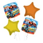 Hot Wheels Happy Birthday Balloon Bouquet 4pc – Viva Party