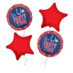 Bandana Happy Birthday Balloon Bouquet 4pc – Viva Party