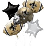 NFL New Orleans Saints Standard Balloon Bouquet – Viva Party