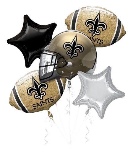 NFL New Orleans Saints Standard Balloon Bouquet – Viva Party
