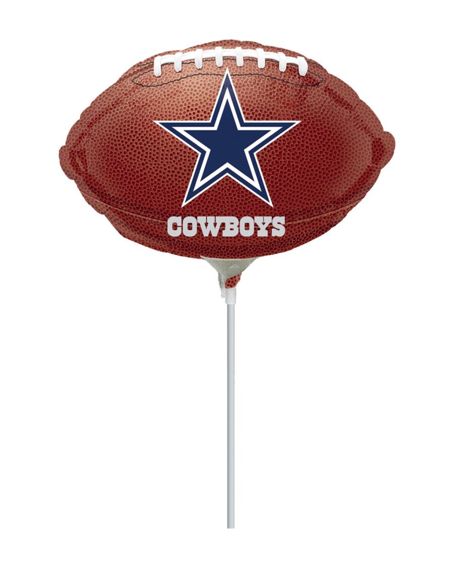 NFL Dallas Cowboy Football Mini Shape Balloon 11 Inch - Image 1