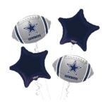 Dallas Cowboys Happy Birthday Balloon Bouquet 4pc – Viva Party