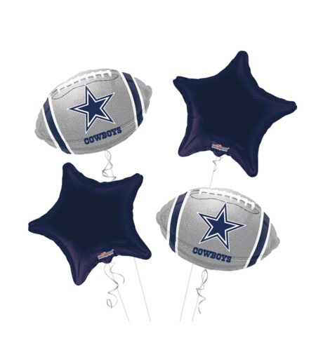 Dallas Cowboys Happy Birthday Balloon Bouquet 4pc – Viva Party