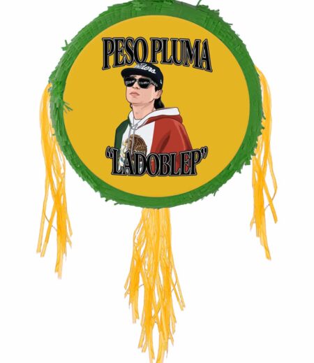 Extra Large 24 Inch Diameter Peso Pluma Drum Pinata, Personalized Peso Pluma Theme Pinata, Custom Pinata, Birthday Party, Pinata Gift, Whack Pinata – Viva Party
