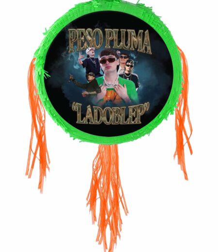 Extra Large 24 Inch Diameter Peso Pluma Drum Pinata, Personalized Peso Pluma Theme Pinata, Custom Pinata, Birthday Party, Pinata Gift, Whack Pinata – Viva Party