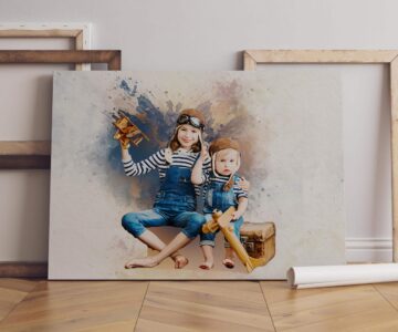 Custom Digital Painting, Watercolor Painting, Personalized Gift, Graphic Edit , Portrait From photo, Birthday Gift, Photo Gifts