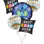 Happy Father's Day, Best Dad Ever Balloon Bouquet – Viva Party