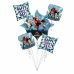 Happy Father's Day, Incredibles Father Balloon Bouquet 5 Pack – Viva Party