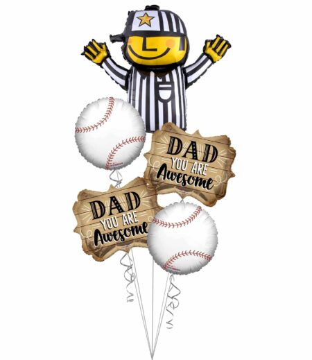 Dad you are Awesome, Umpire Father Balloon Bouquet 5 Pack – Viva Party