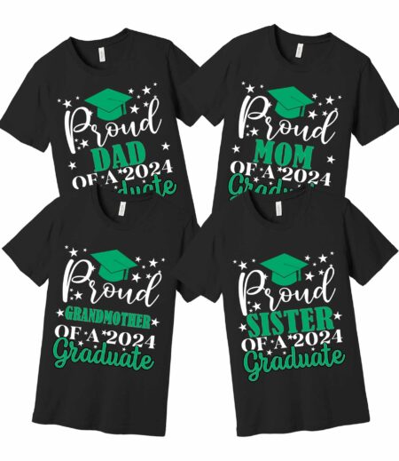 Personalized Proud Family Member of a Graduate 2024 – Viva Party