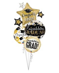 Congratulations Graduate!, Congrats GRAD!, Congratulations GRAD! Balloon Bouquet – Viva Party