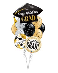 Congratulations Graduate!, Congrats GRAD!, Congratulations! Balloon Bouquet – Viva Party