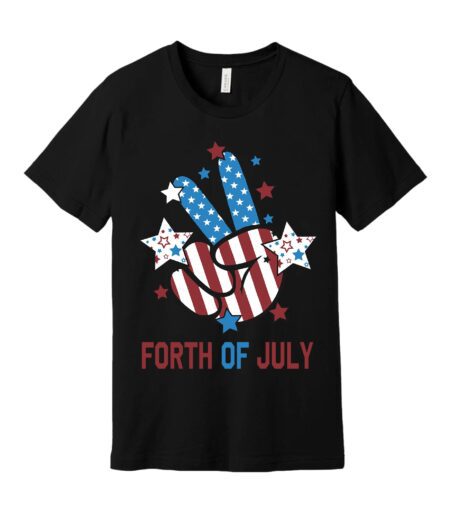 4th of July peace T-Shirt, Independence Day Shirt – Viva Party