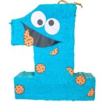 Monster Cookie Number 01 Shaped Pinata – Viva Party
